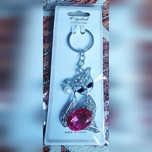 Cat Key Holder Set - Silver